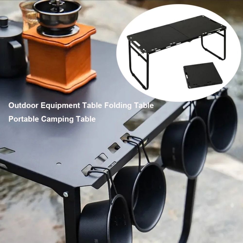โต๊ะพับสีดำ EllieJam พกพาสะดวก สำหรับบ้านและแคมปิ้ง - รูปที่ 3