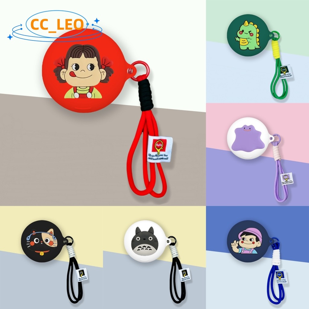 for Anker Soundcore Sleep A30 Case Cartoon Stitch Cute Lanyard Pendant Silicone Soft Case Suitable f