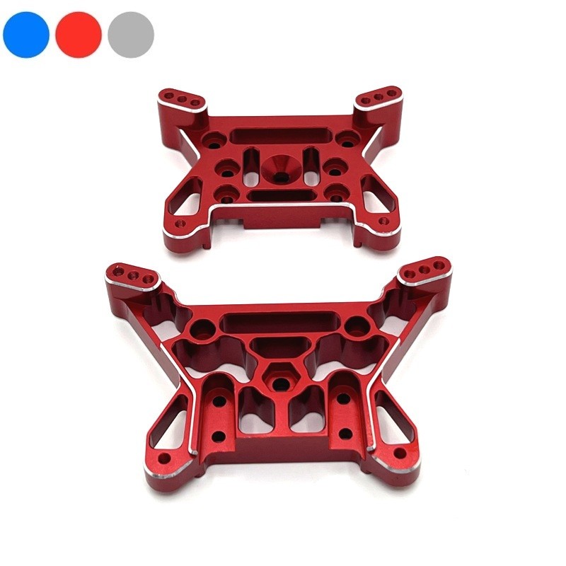 MJX 10208 โลหะด้านหน้าและด้านหลัง Shock Tower แผ่น 1/10 RC รถอะไหล่อัพเกรดอุปกรณ์เสริม