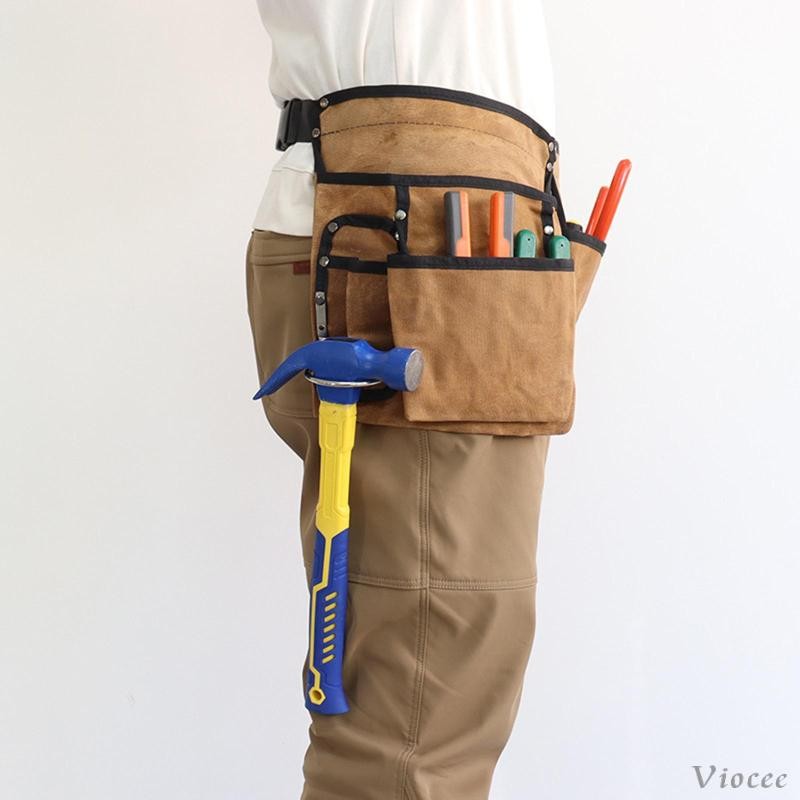 [Viocee] Tool Belt Pouch Organizer with Multi Pockets Family Roofer Utility กระเป๋าคาดเอว