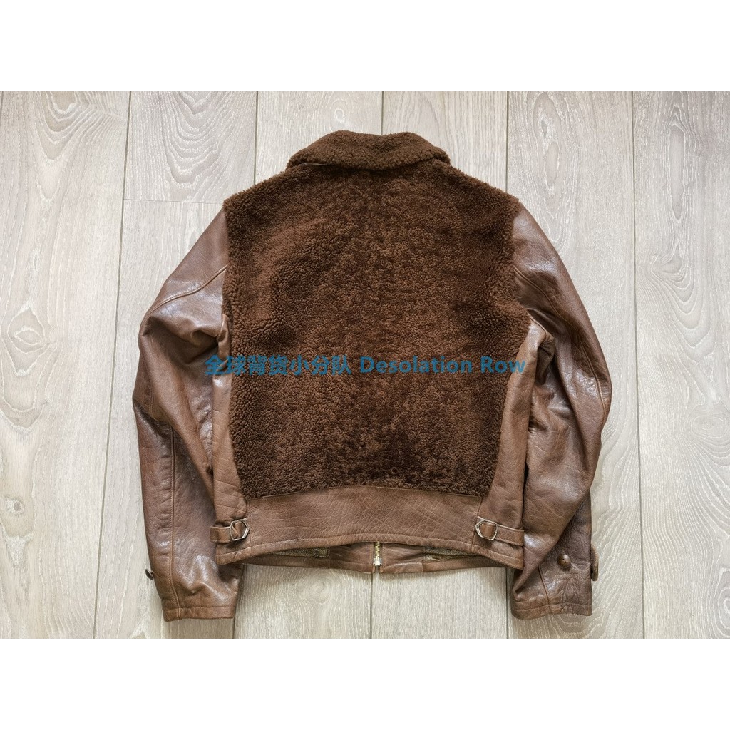 现货 RRL VINTAGE Shearling Leather Jacket