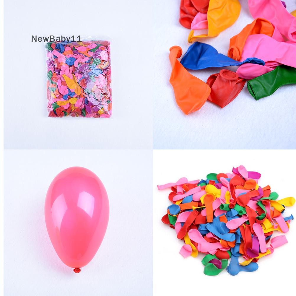 NY 500 ชิ้น/เซ็ต Water s สีสันลูกโป่งน้ําสําหรับปาร์ตี้เด็กเด็กของเล่นทราย NBaby