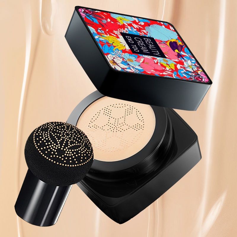 เห็ดหัวเบาะบีบีครีม Liquid Foundation คอนซีลเลอร์ cc Stick กันน้ํา Sweatproof Long-Lasting Moisturiz