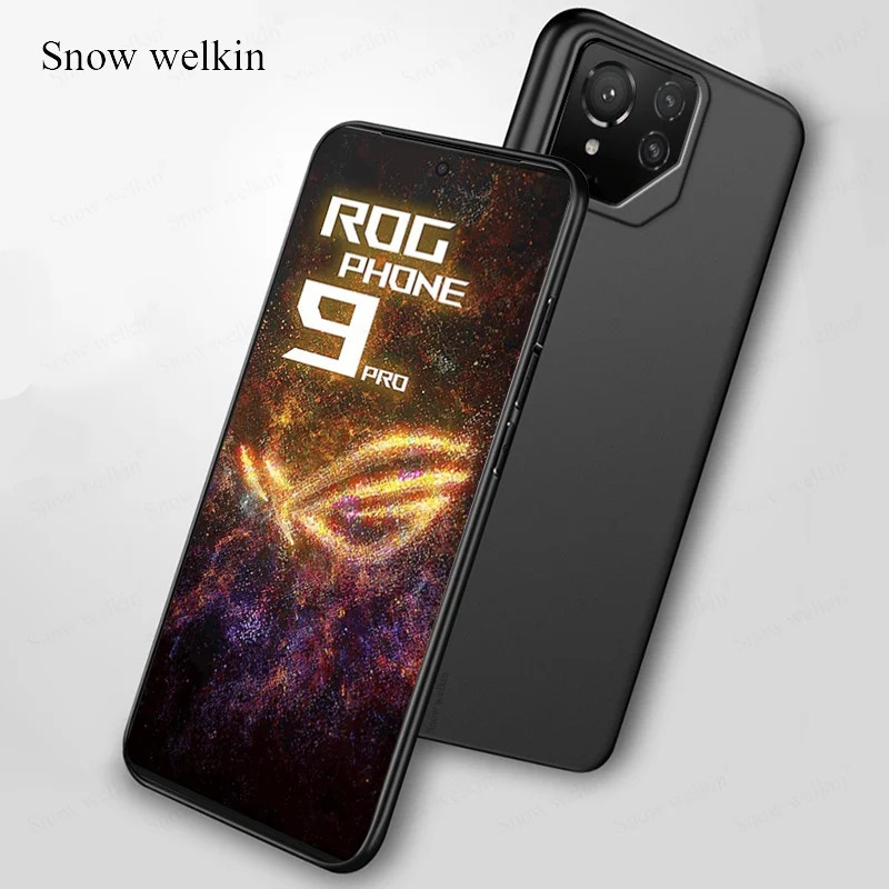 สําหรับ Asus ROG โทรศัพท์ 9 FE TPU ซิลิโคนนุ่มสําหรับ Asus ROG โทรศัพท์ 9 Pro 8 Pro กลับฝาครอบโทรศัพท์กรณี Capa Fundas Coque