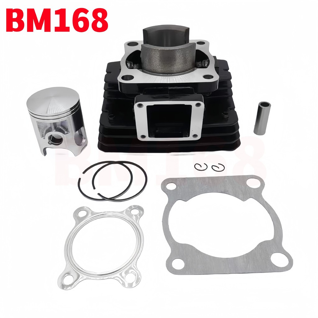 ชุดกระบอก 58 มม. แหวนลูกสูบเหมาะสําหรับ Yamaha RXK135 RXK RX135 RX ชุดกระบอก