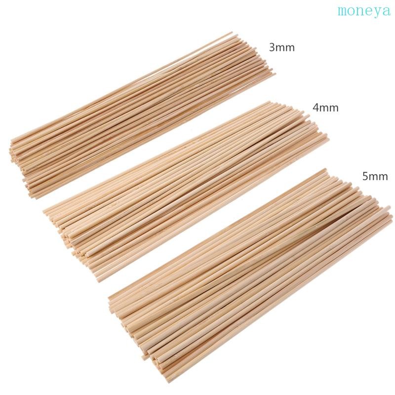 Mya 50 ชิ้นพืชสนับสนุนดอกไม้ Stick Garden Gadget วัสดุไม้ไผ่สําหรับ Garden Canes