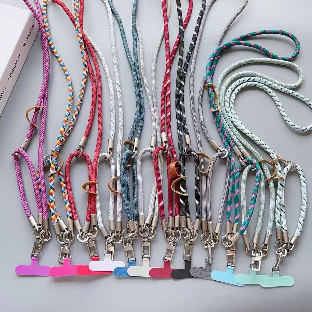 สายคล้องโทรศัพท์ 2-in-1 อเนกประสงค์ ถอดเป็นสายข้อมือได้ กลางแจ้ง ป้องกันหาย สำหรับปีนเขา