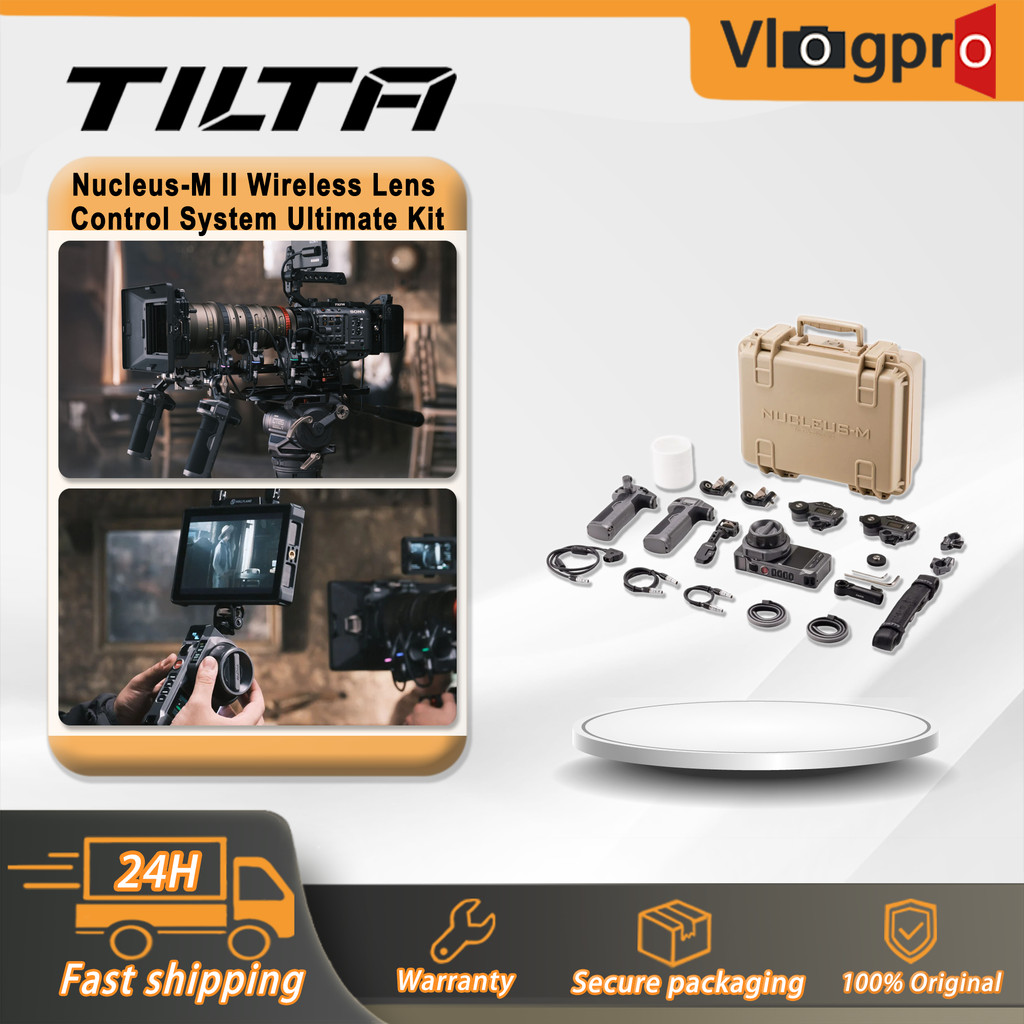 Tilta Nucleus-M II ระบบควบคุมเลนส์โฟกัสตามไร้สาย Ultimate Kit สําหรับกล้อง DSLR