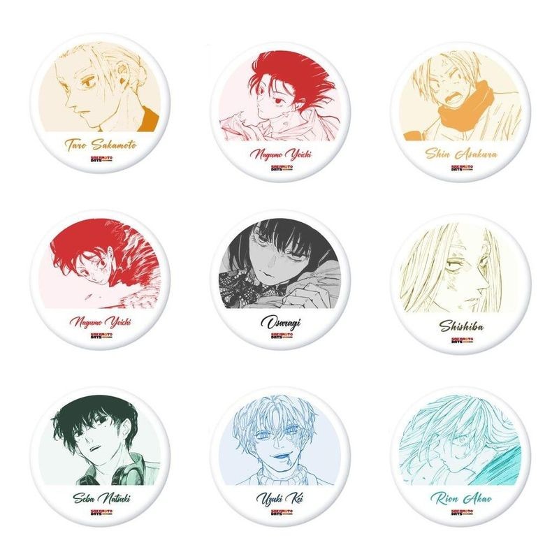 Sakamoto Days Badge 58 มม.อะนิเมะ Nagumo Shin Heisuke Akira ของขวัญสะสม