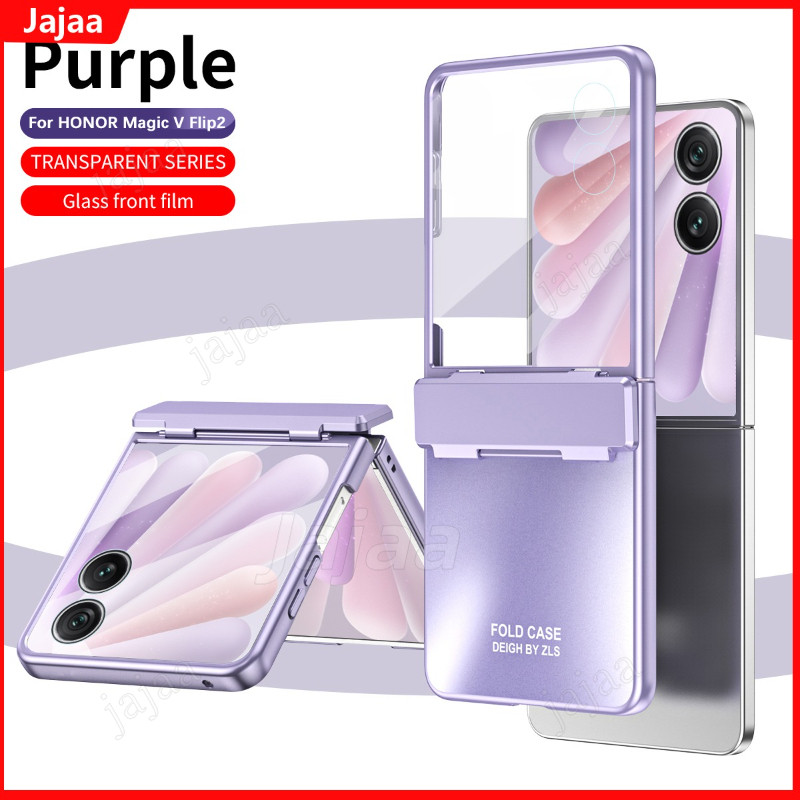 เคสโทรศัพท์สําหรับ Honor Magic V Flip 2 5G Star Series ชุบ PC Anti-Drop Anti-Fingerprint Anti-Slip ส