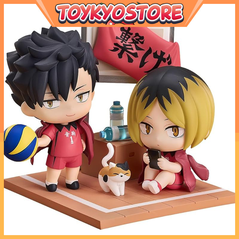 Qset+ Haikyuu!! Kenma Kozume & Tetsuro Kuroo Non-Scale Plastic Painted Figure [Direct from Japan]
