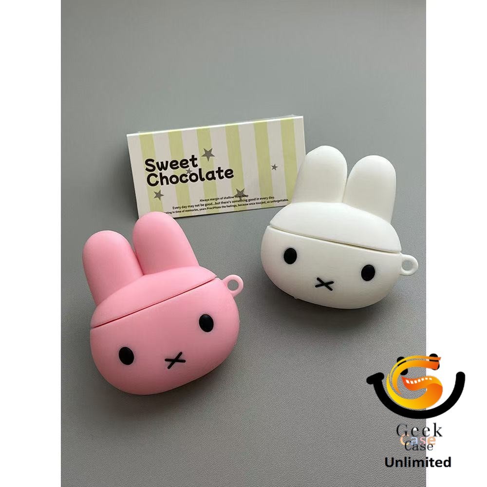 Geek สําหรับ GOOJODOQ J201 J206 เคสหูฟังสร้างสรรค์กระต่าย Miffy น่ารัก