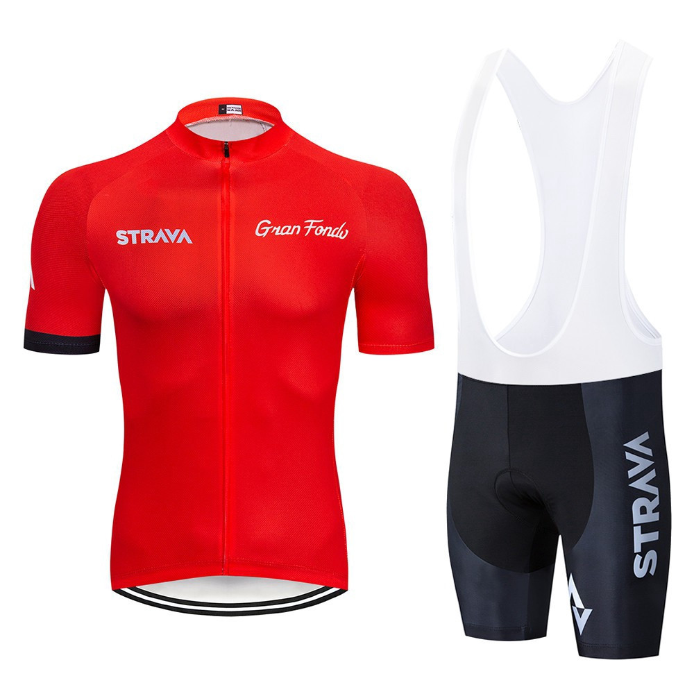 Bike Jersey Red Cycling Jersey Set ผู้ชายผู้หญิง Road Bike Clothing Jersey+Pant
