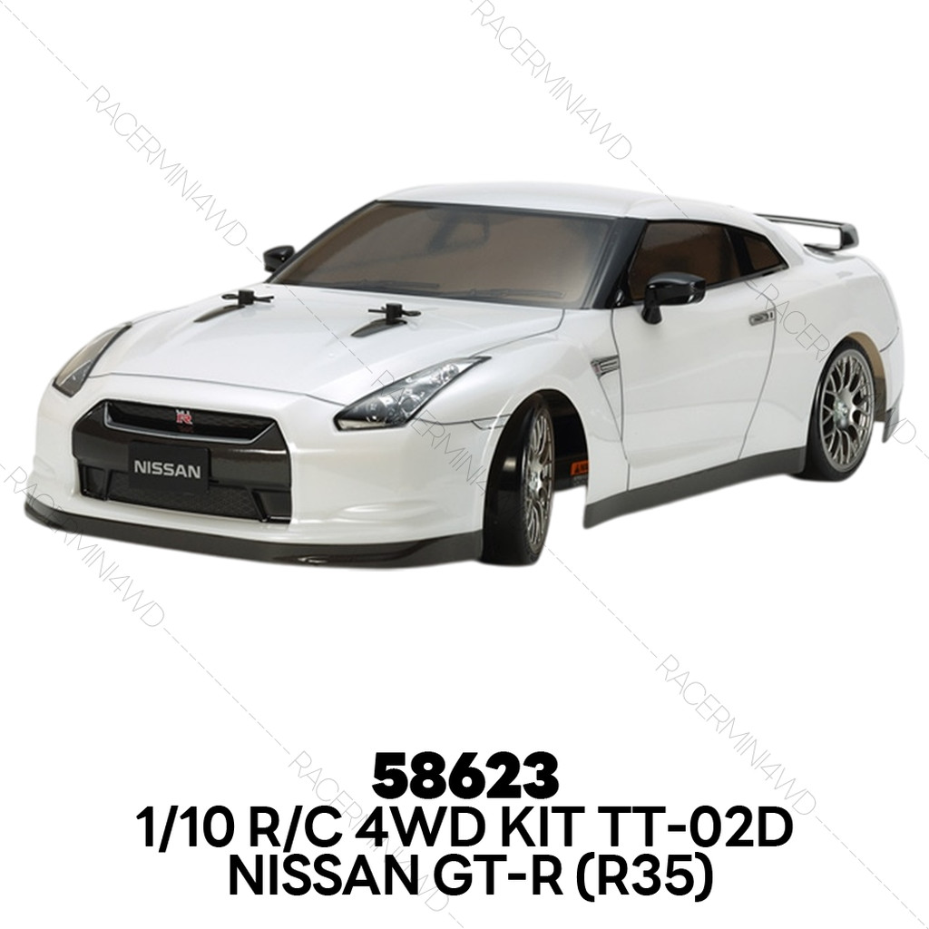 TAMIYA 58623A R/C Kit 1/10 4WD Drift Spec Nissan GT-R (TT-02D Chassis)