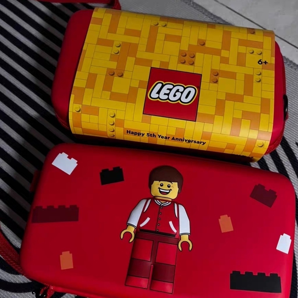 LEGO LEGO LEGO Limited Storage Bag กระเป๋าเครื่องสําอาง Travel Storage Portable Red Villain Storage 