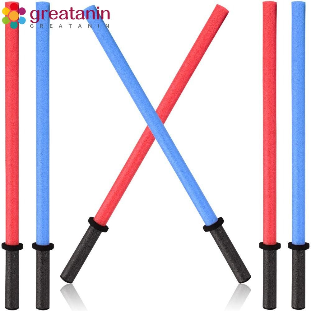 GREATIN Pool Noodle Stick, Long Foam Pool Noodles Foam Light Saber Toy, Party Favors Foam Pools