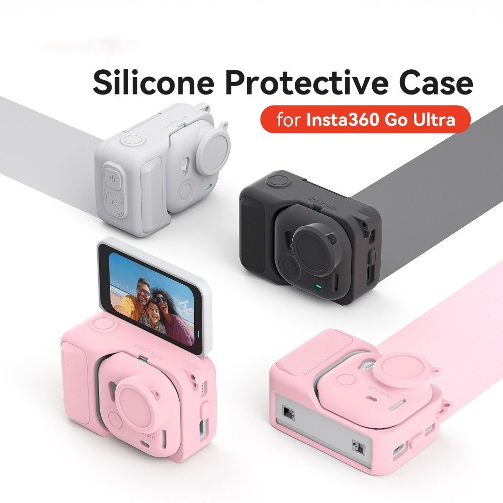 FARA ป้องกัน , Scratch-proof Full Coverage ตัวป้องกันกล้อง,นุ่มด้วยฝาครอบเลนส์ซิลิโคนเชือกป้องกันการสูญหายสําหรับ Insta360 Go Ultra Action อุปกรณ์เสริมกล้อง - รูปที่ 5