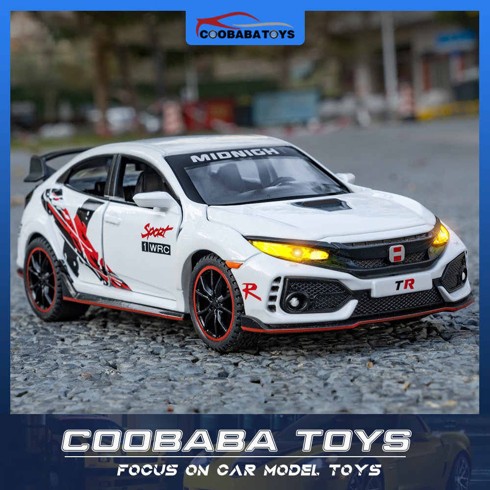 CBB 1:32 HONDA CIVIC TYPE-R โลหะผสมรถDiecastรุ่นของเล่นสําหรับเด็กเด็กผู้ใหญ่คอลเลกชันFast Shipping