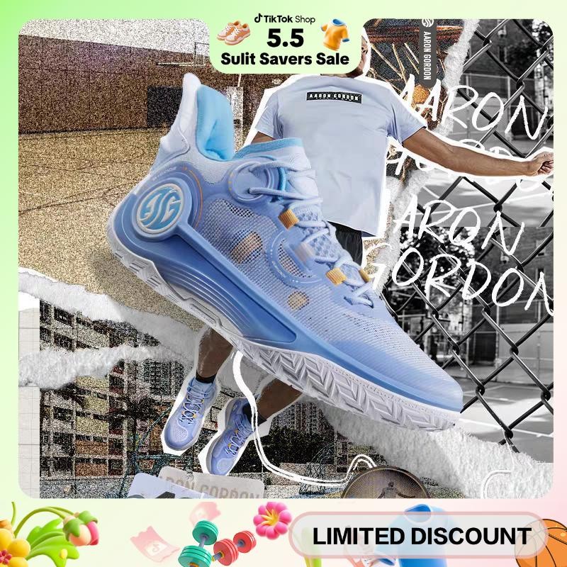 361 Degrees Ag4 SE สนีกเกอร์บาสเก็ตบอลผู้ชาย พื้นคูชั่นแน่นๆ กันสึกหรอสูง วิ่งยิงจัมพ์แรงสุดๆ 572421