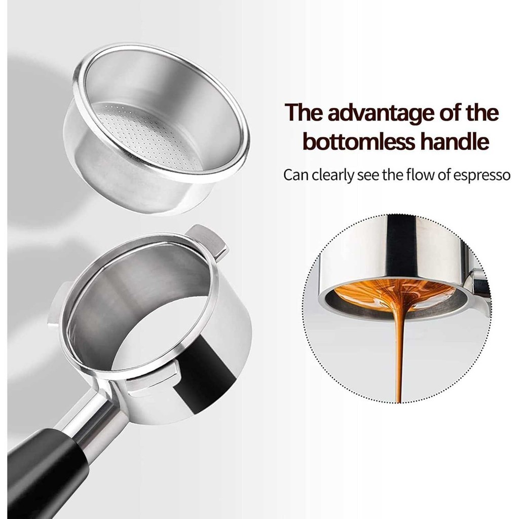 MRNSTRE Bottomless Naked Portafilter Stainless Breville 54mm - FR4