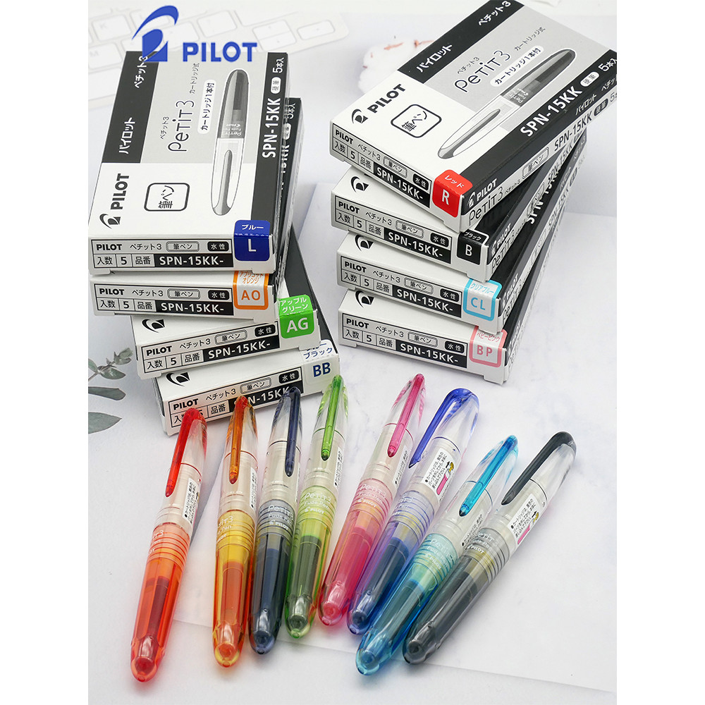 Yihang PILOT PILOT โปร่งใส Vitality ปากกาหมึกซึมขนาดเล็ก SPN-20F นักเรียนใช้สี Mini เปลี่ยนหมึก Sacs