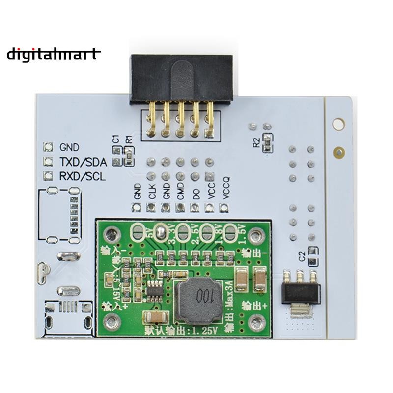RT809H อะแดปเตอร์ EMC ISP บอร์ดสําหรับคลิปทดสอบการเขียนอย่างรวดเร็วอ่านความเร็วเครื่องคิดเลขชิป