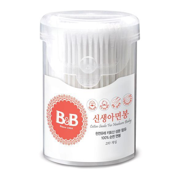 [B&B] NEW Newborn Cotton Swab (210ea)