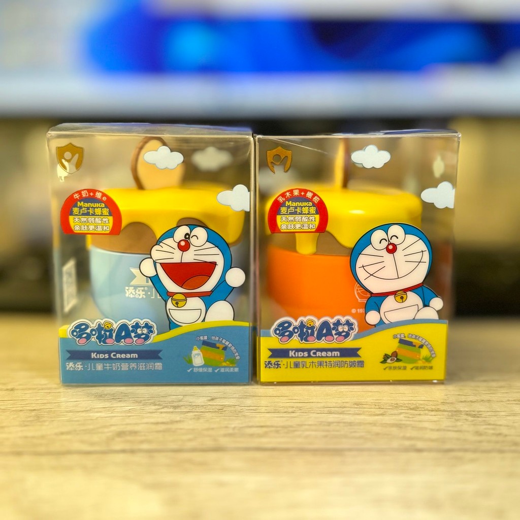 Tiddle Doraemon Childrens Milk Nutrition Moisturizing Cream Shea Butter Moisturizing Anti-Moisturizi