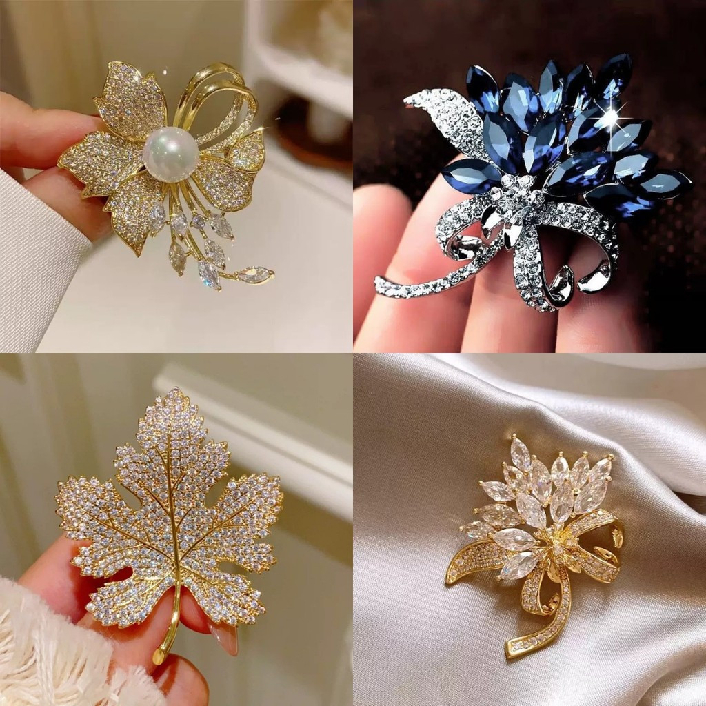 เข็มกลัดราคาถูก เข็มกลัดสวยสำหรับผู้หญิง เข็มกลัดผีเสื้อน่ารัก เข็มกลัดมุกเนี้ยบ ใส่เสื้อแจ็คเก็ตคาร์ดิแกน