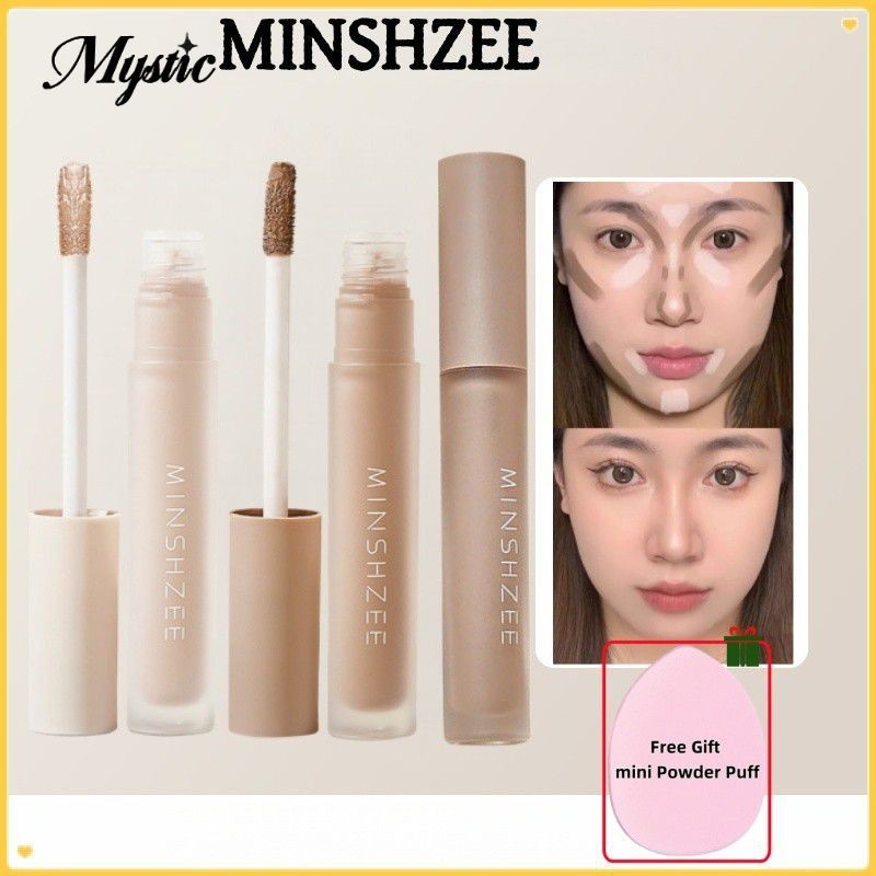 【COD】 [ของขวัญ] minshzee Contour Liquid Natural Three-dimensional Highlighter Brightening Face Conto