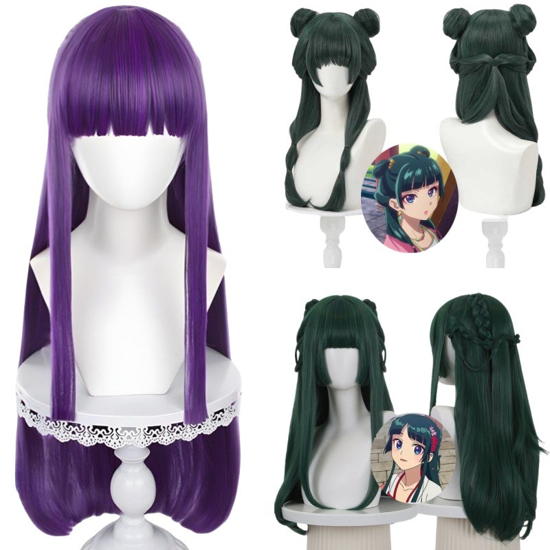 วิกผมสังเคราะห์ยาวตรง สำหรับ Cosplay Character Frieren Fern จาก Apothecary Diaries