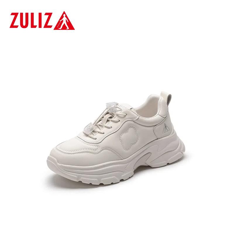 ZULIZ รองเท้าแดด สำหรับผู้หญิง รองเท้าสบายๆ สลิปออน พื้นหนา รองเท้าเพื่อสุขภาพ เพิ่มความสูง 25339001Y