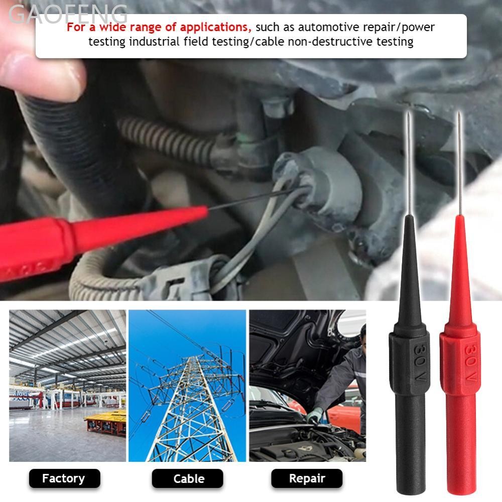 GAOFENG 30V รถ Tip Test Probes เครื่องมือวินิจฉัย Auto Multimeter ทดสอบตะกั่วเครื่องมือ Extention กล