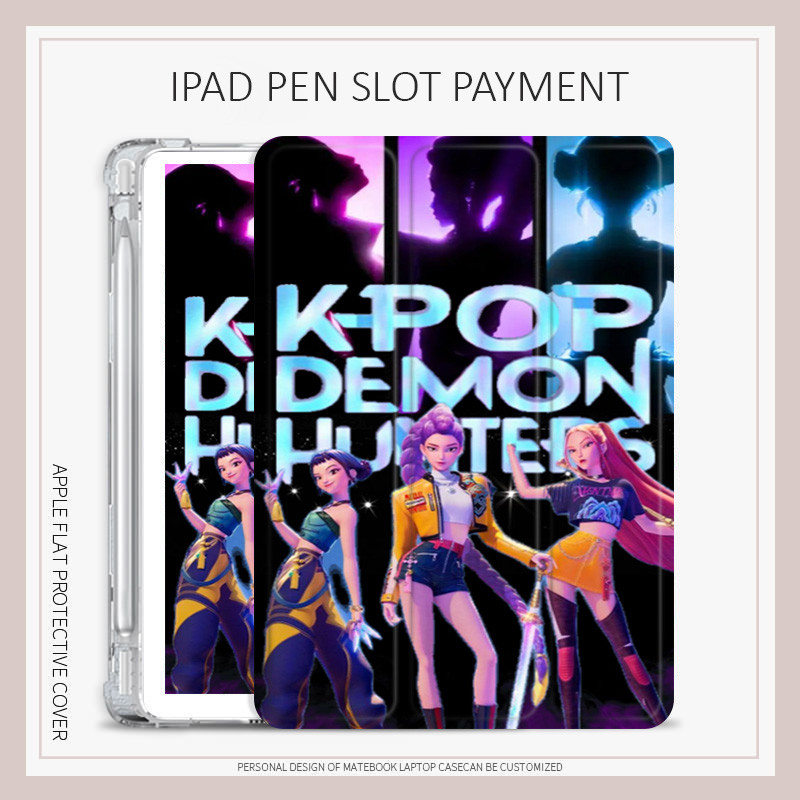 เพลงประกอบจากฟิล์ม Netflix iPad air7 air4/5/6 10.2 gen7/8/9 mini4/5/6/7 8 กรณี iPad ใหม่ pro11 pro12.9 13 gen10 gen11 A16 air M3 K-POP กรณี