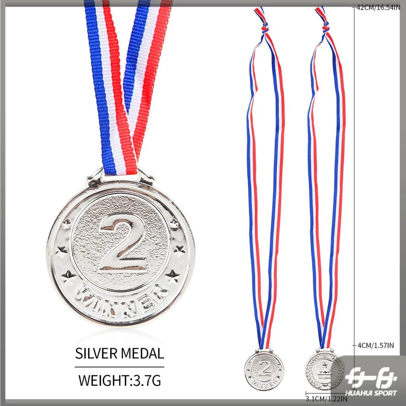 เหรียญรางวัล เหรียญทองเงินบรอนซ์ 1st 2nd 3rd แบบกลม พร้อมสายคล้องคอ สําหรับเด็กนักเรียน เล่นกีฬา thumbnail 9