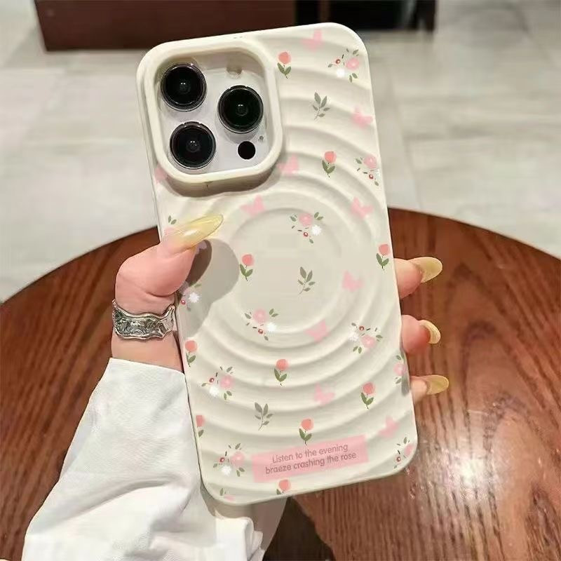 💎Bov-เข้ากันได้ iPhone แม่เหล็ก การชาร์จไร้สาย เคสไอโฟน 11 XS 14plus 15PRO 12 13pro 16promax xsmax xr ป้องกันฝุ่-HLCXK15