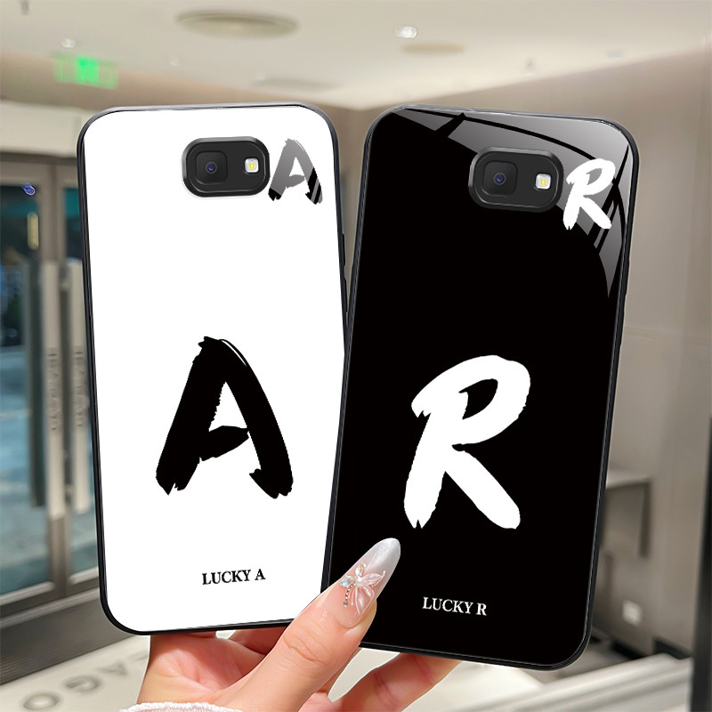 สําหรับ Samsung Galaxy J7 Prime On7 2016 J 7 Prime2 G610F SM-G610Y กระจกนิรภัยเคสโทรศัพท์ Simple Luc