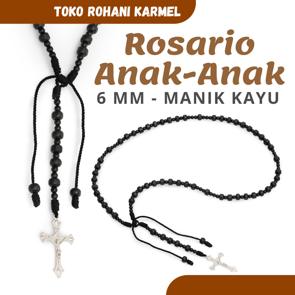 CATHOLIC CHILDRENS ROSARY / SMALL ROSARY NECKLACE / ROSARY ของแท้ / KONTAS