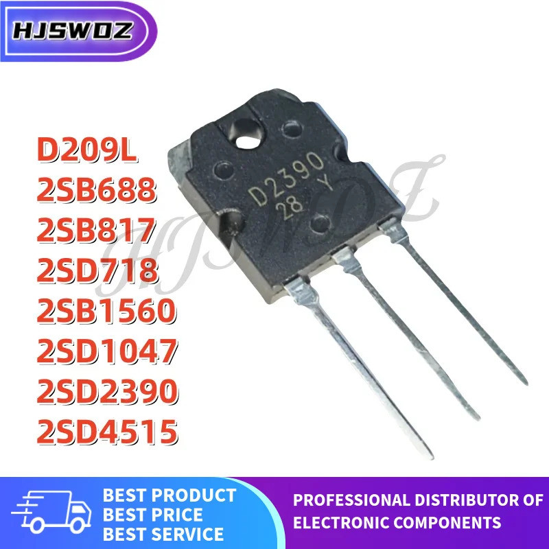 1-5PCS 2SD718 2SB688 2SD2390 2SB1560 2SB817 2SD1047 D209L 2SD4515 D718 B688 D2390 B1560 B817 D1047 D