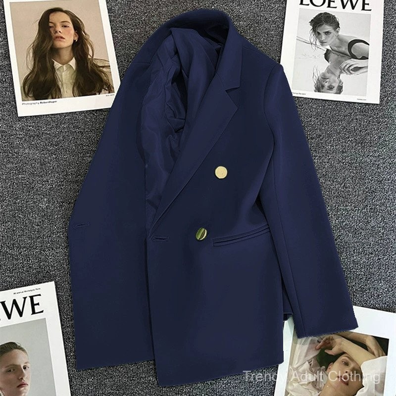 ชุดสูทผู้หญิง blazer ผู้หญิง Blazers สำหรับสุภาพสตรี สไตล์คลาสสิกจากเกาหลี