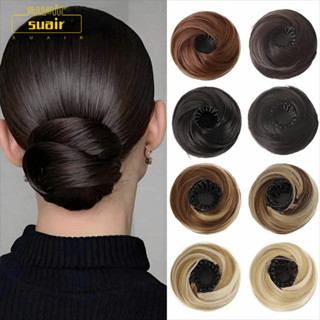 SUAIR Hair Bun Extensions กิ๊บรัดผมสังเคราะห์สำหรับมวยผม ต่อ…
