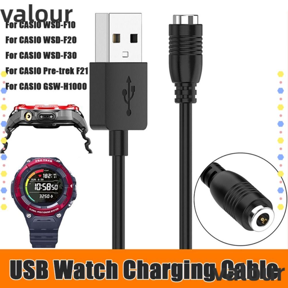 VALOUR ที่ชาร์จนาฬิกา, สายชาร์จ USB แบบพกพาแฟชั่น, แท่นชาร์จอเนกประสงค์สําหรับ WSD-F10 F20 F30 F21 G