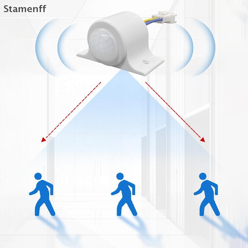 PIR Sensor Motion Detector IR อินฟราเรดโคมไฟเหนี่ยวนํา 220V 110V สําหรับไฟ LED เรืองแสงดาวน์ไลท์