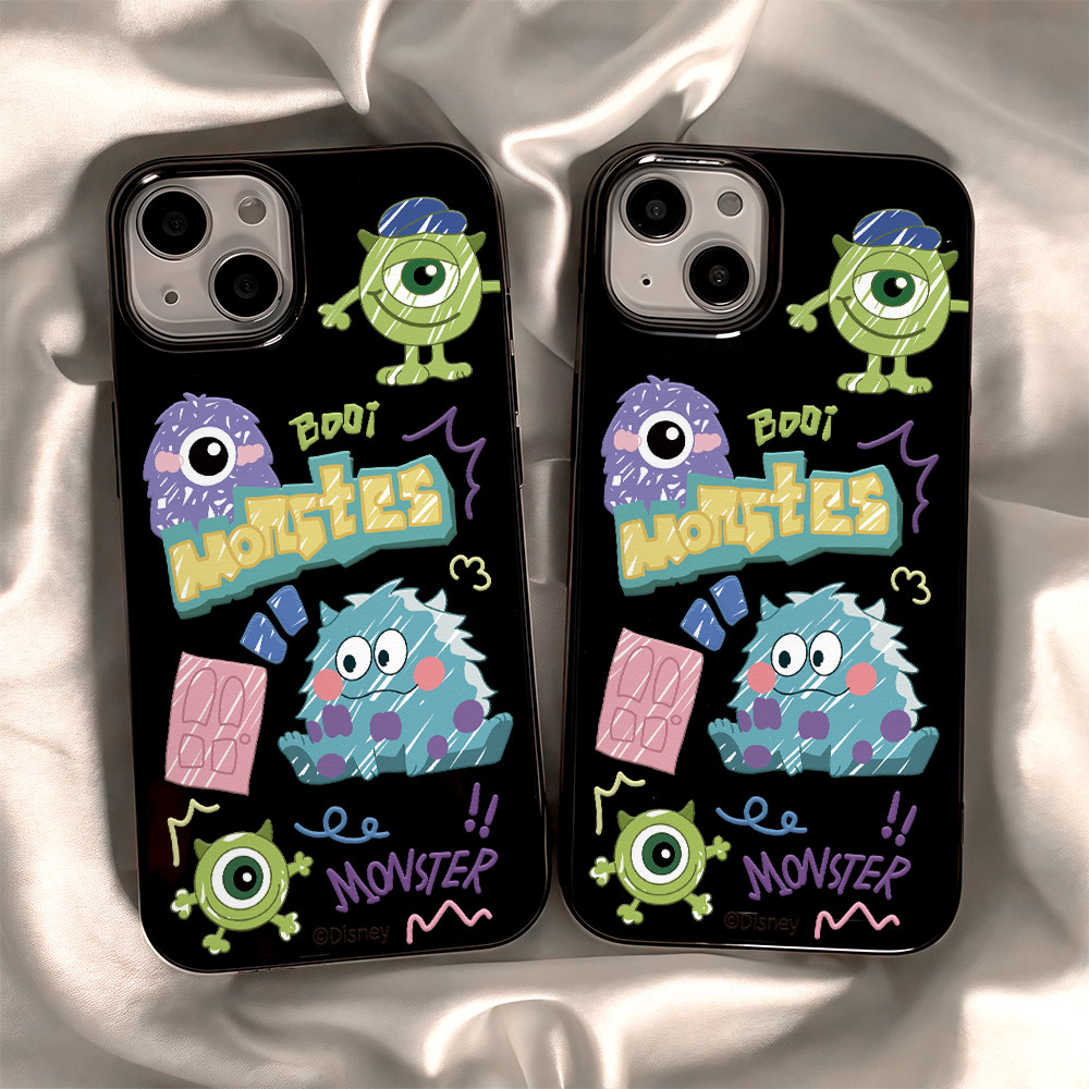 เคสโทรศัพท์แฟชั่นลายการ์ตูนมอนสเตอร์กราฟฟิตี้ For IPhone 16 15 14 13 11 12 Pro Max 6s 7 8 plus 12 13 MINI 16 15 14 plus
