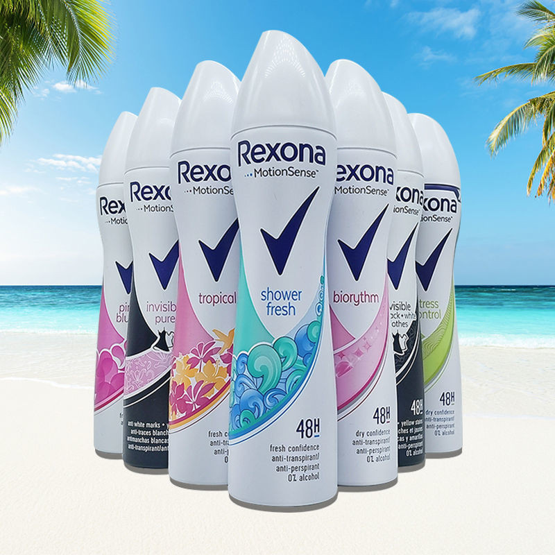 นําเข้า Rexona Rexona Antiperspirant Spray Antiperspirant Body Lotion Antiperspirant Light Fragrance