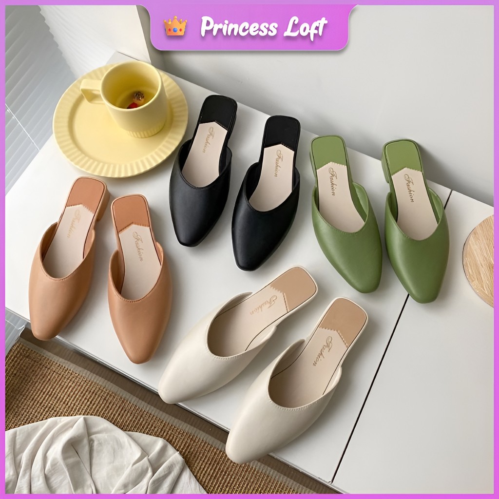 XIXITIAO รองเท้าแตะผู้หญิงส้นแบนผู้หญิงรองเท้า Kasut Wanita