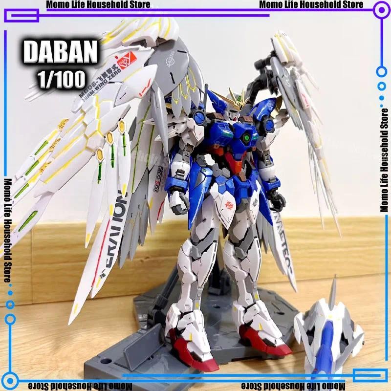 ในสต็อก DABAN 8820 MG 1/100 Hirm Xxxg-00w0 Wing Zero Ew Ver ประกอบชุดอะนิเมะ Action Figure หุ่นยนต์พ