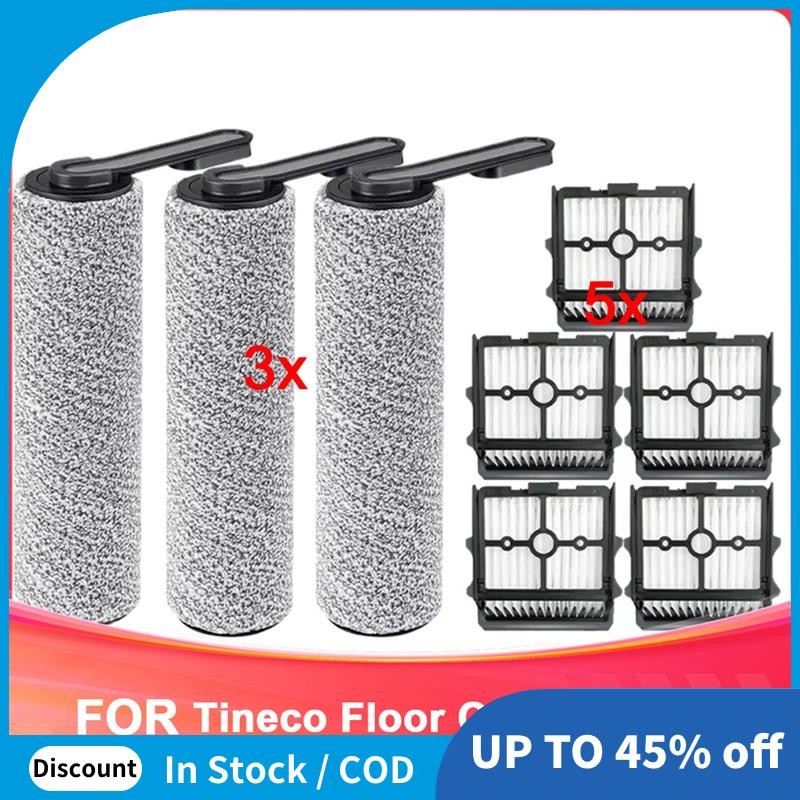 อะไหล่ทดแทนสําหรับ Floor ONE S5 Combo อุปกรณ์เสริมสําหรับชั้น ONE S5 Combo Brush Roller & HEPA Filte