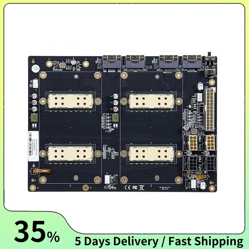 SXM2-300G Dual-Channel Pass-Through Baseboard V100 SXM2 กราฟิกการ์ด 300G แบบบูรณาการ Nvlink Lite SXM