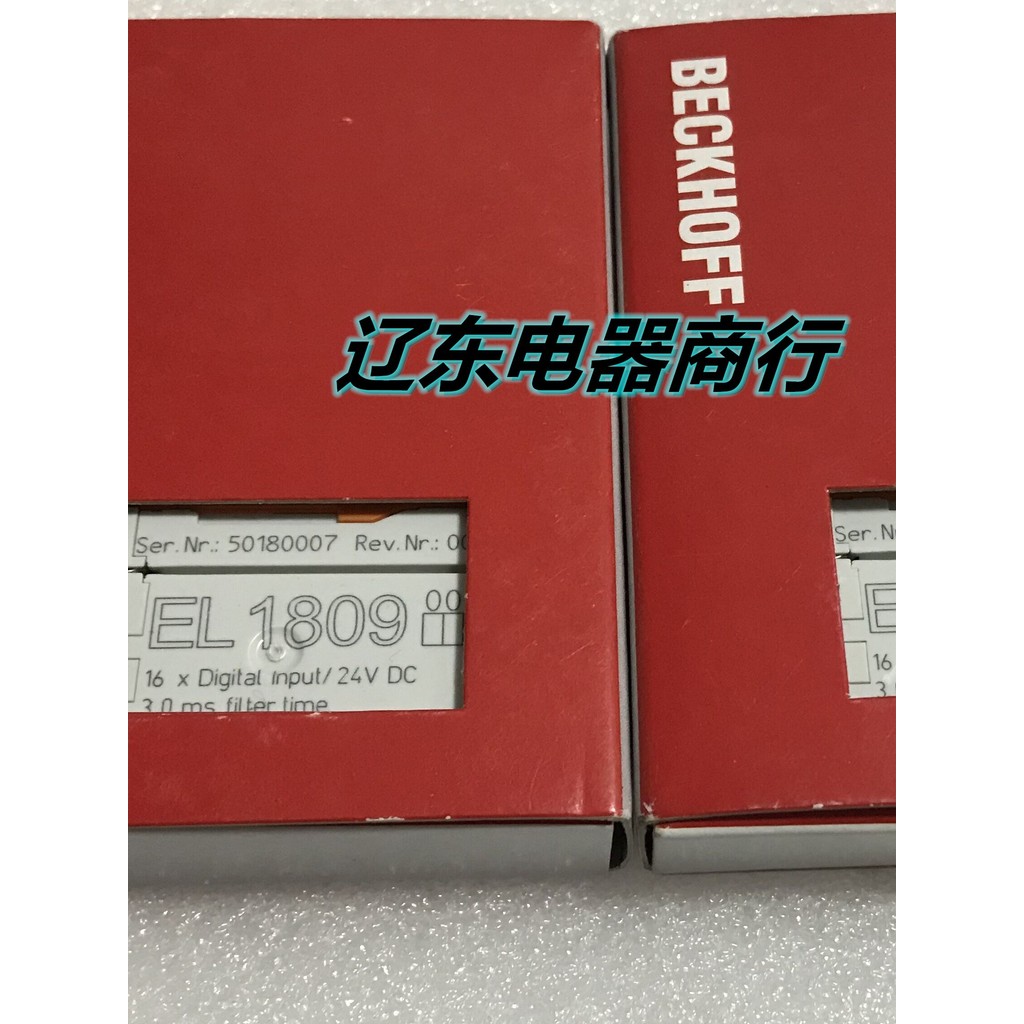 โมดูล BECKHOFF จากเยอรมัน ใหม่ล่าสุด EL1809 สต็อกพร้อม EL1809